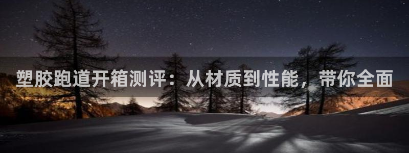 尊龙游戏官方网：塑胶跑道开箱测评：从材质到性能，带你
