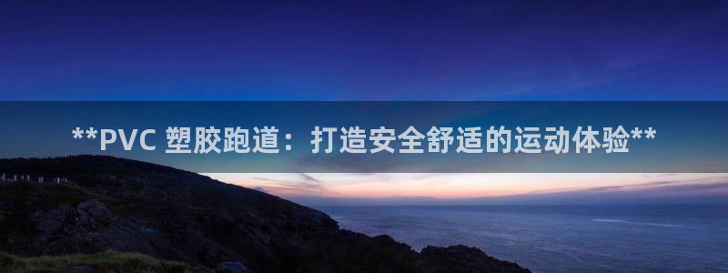 尊龙 国外：**PVC 塑胶跑道：打造安全舒适的运动体验**