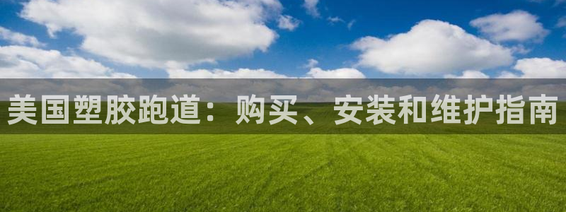 尊龙集团有限公司官网：美国塑胶跑道：购买、安装和维护