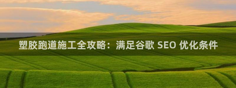 尊龙人生就是博网站下载：塑胶跑道施工全攻略：满足谷歌