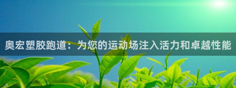 凯时在线平台官网：奥宏塑胶跑道：为您的运动场注入活力