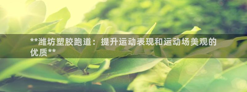 尊龙z6官网ag：**潍坊塑胶跑道：提升运动表现和运