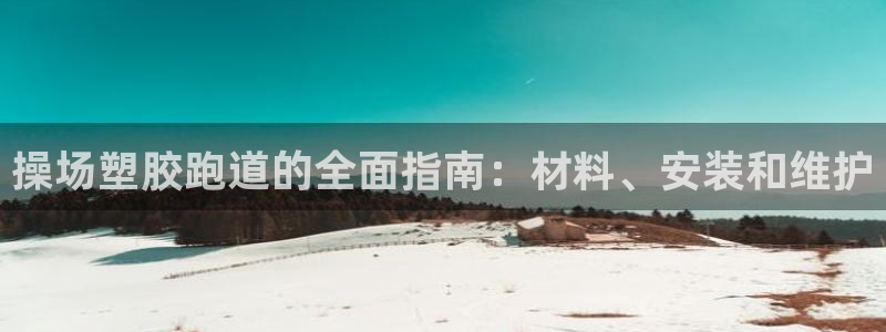 尊龙凯时论坛：操场塑胶跑道的全面指南：材料、安装和维护
